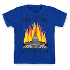 This Is Fine Everything Is Fine U.S. Capitol T-Shirt