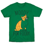 Moody For Foody Cat T-Shirt