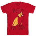 Moody For Foody Cat T-Shirt