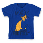 Moody For Foody Cat T-Shirt