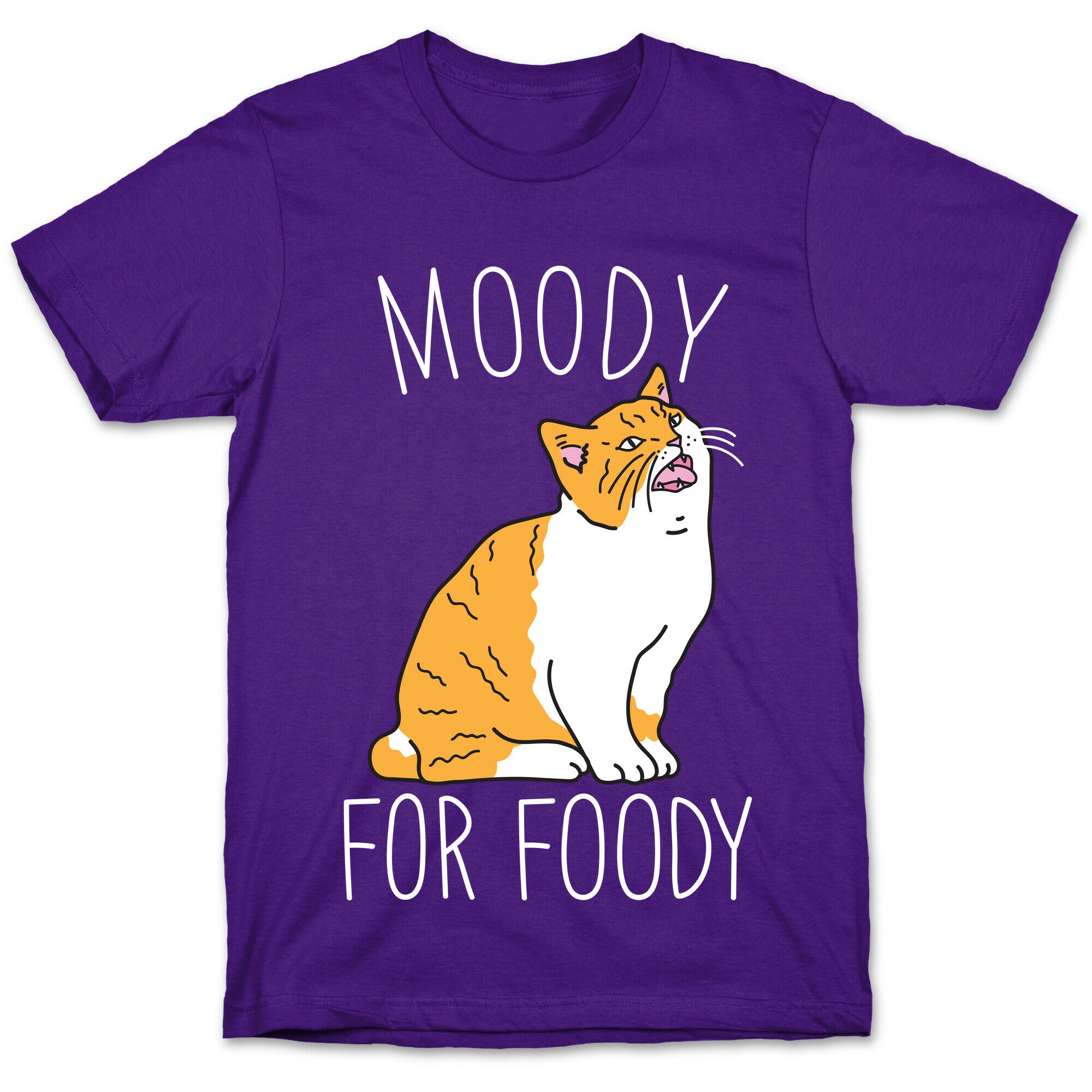 Moody For Foody Cat T-Shirt