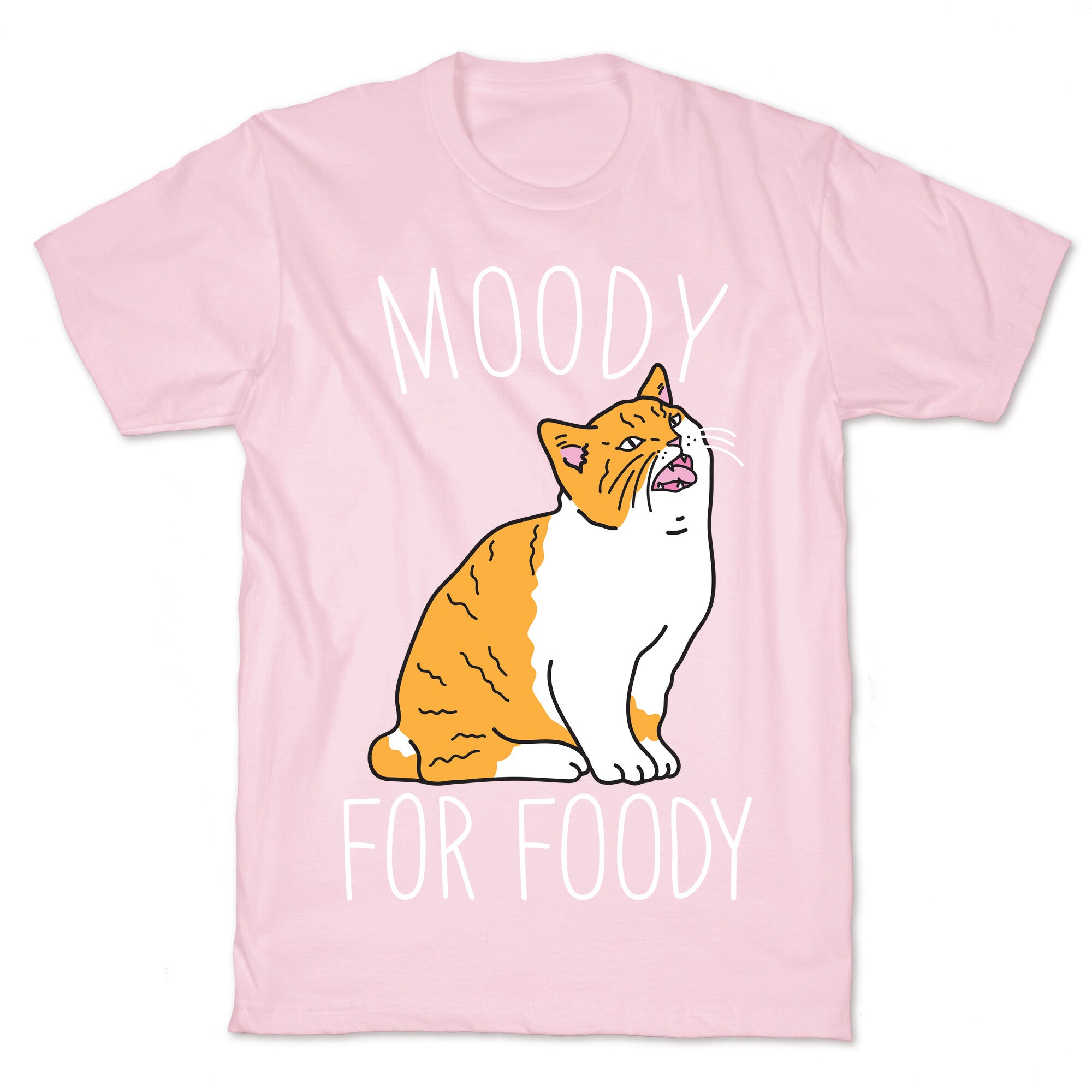Moody For Foody Cat T-Shirt