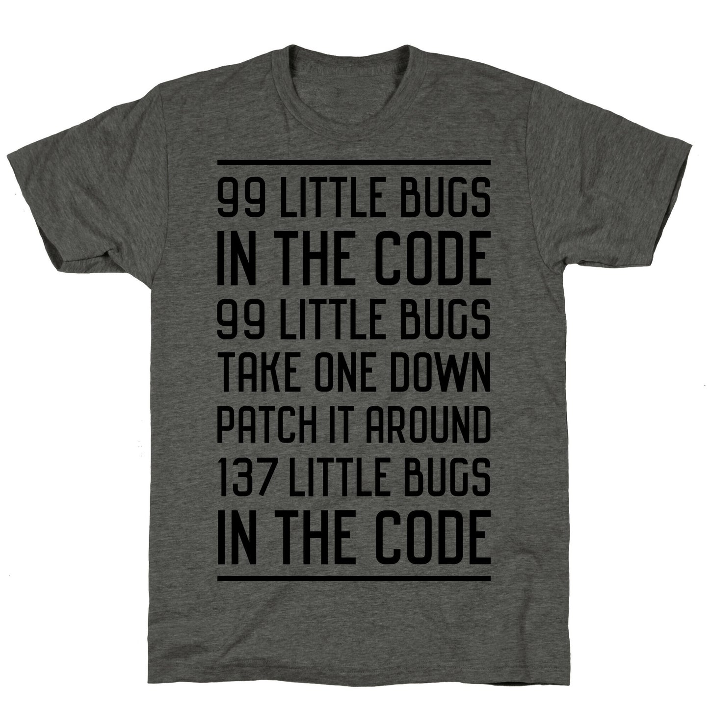 99 Little Bugs in the Code Unisex Triblend Tee