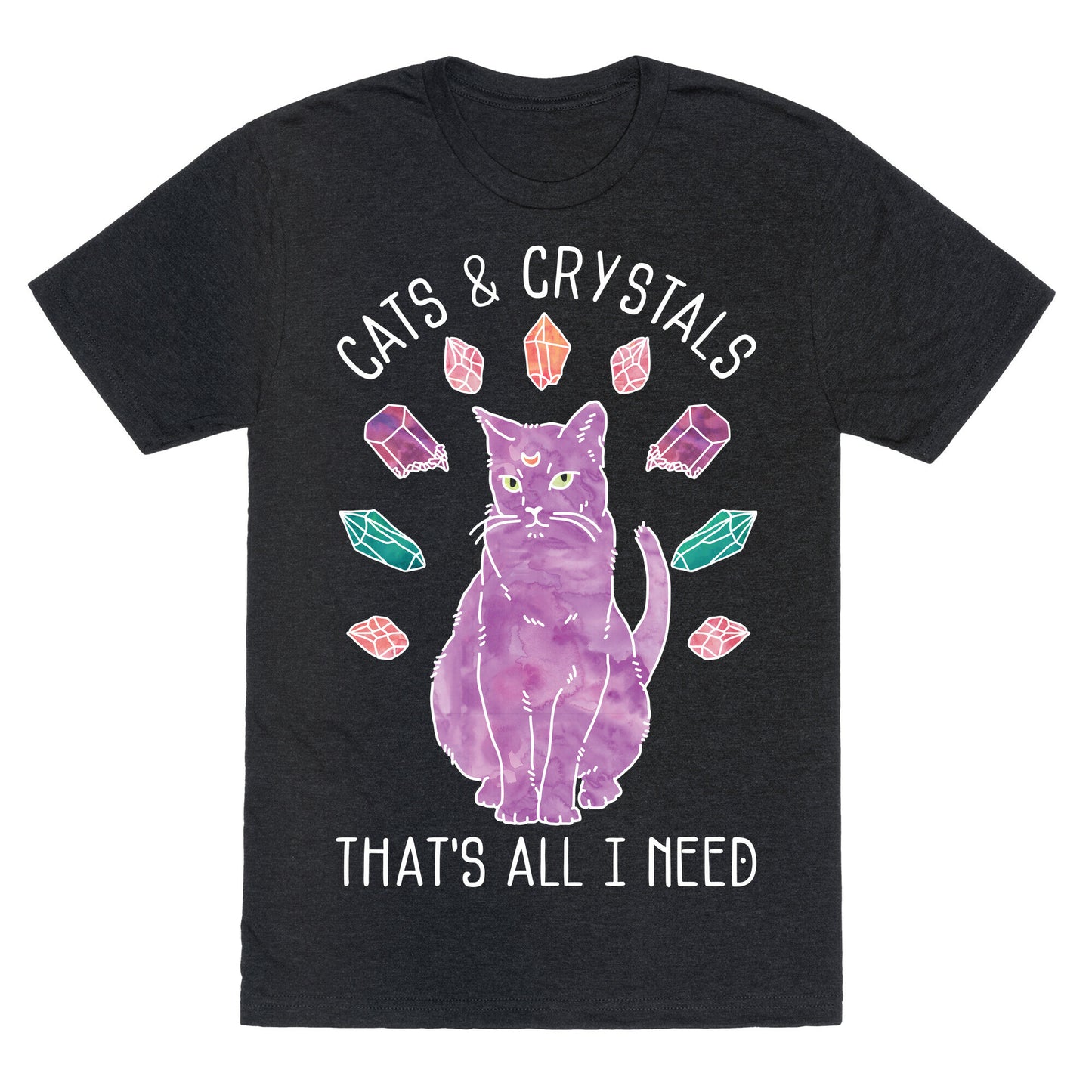 Cats and Crystals Unisex Triblend Tee