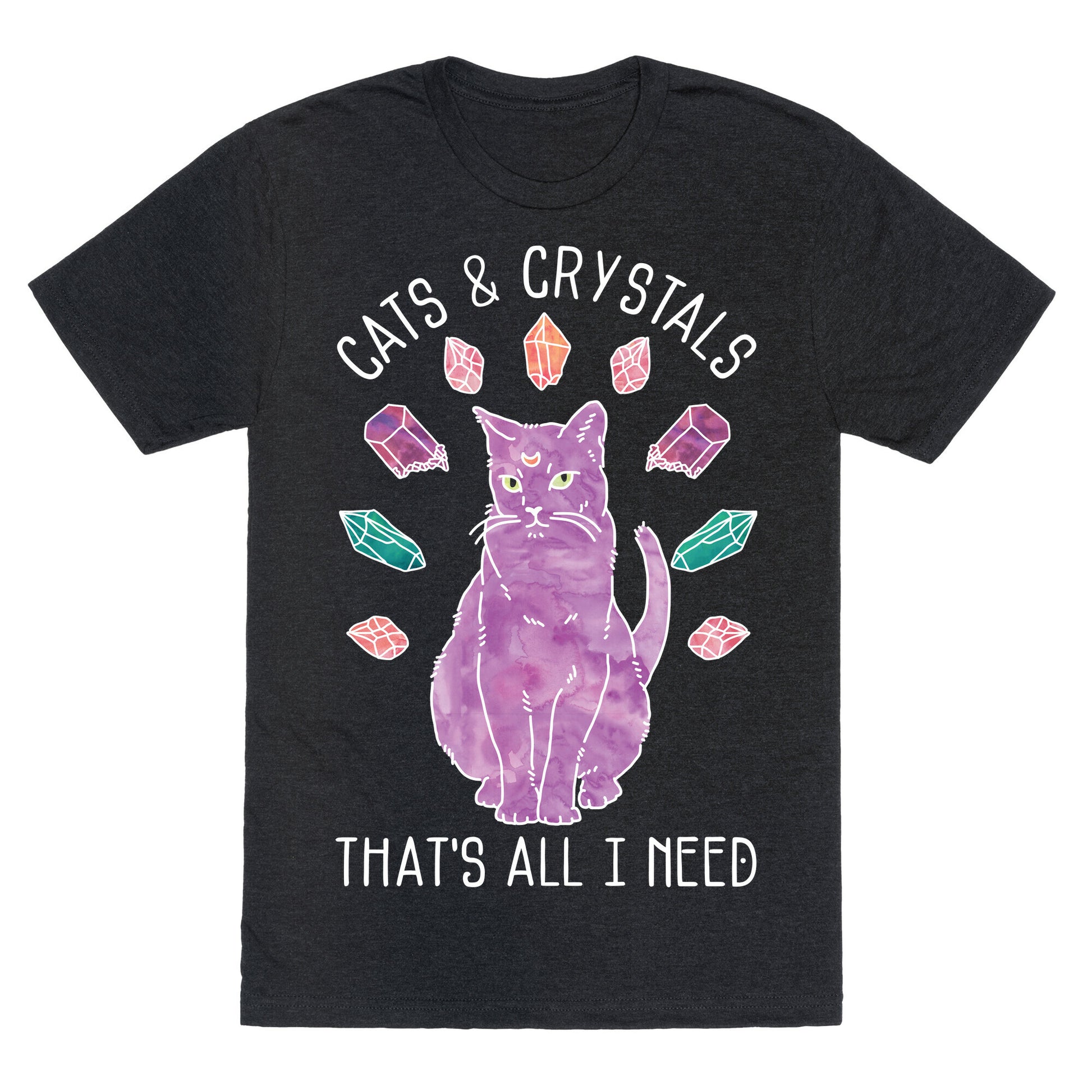 Cats and Crystals Unisex Triblend Tee