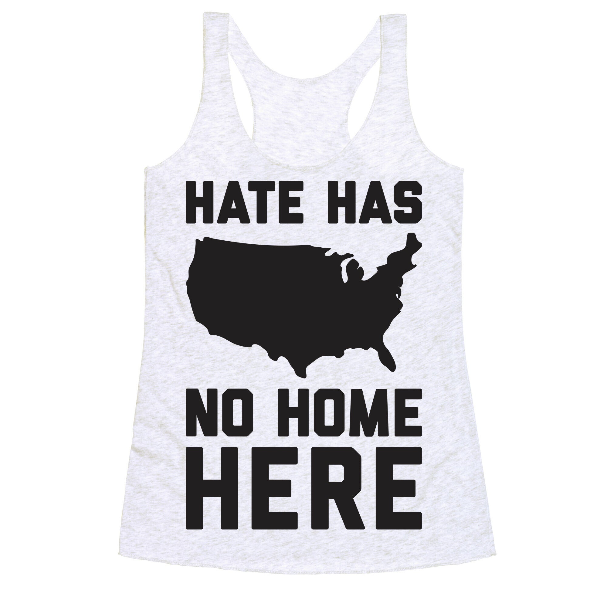 Hate Has No Home Here Racerback Tank