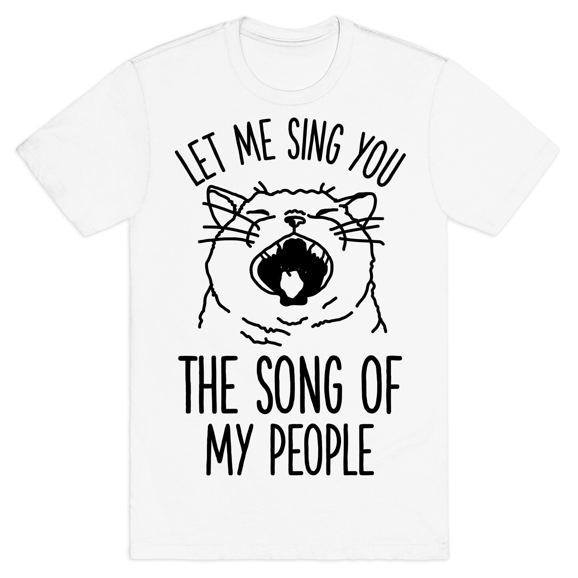 The Song Of My People Cat T-Shirt
