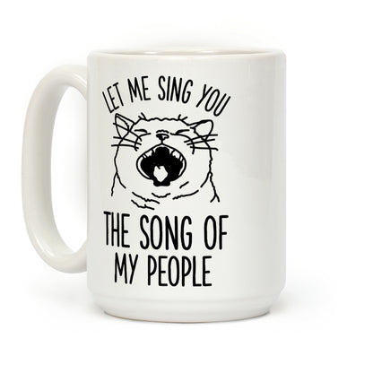 The Song Of My People Cat Coffee Mug