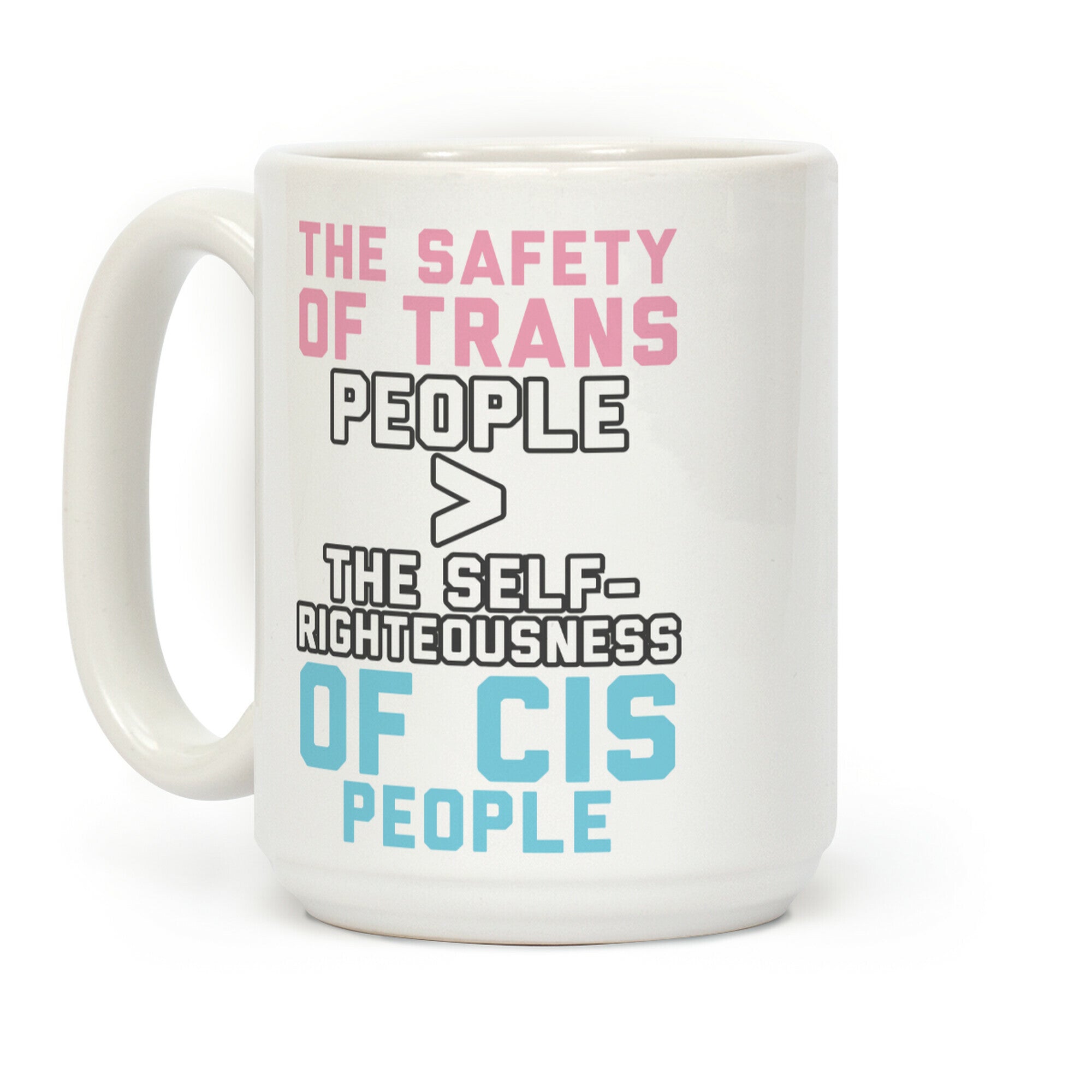 The Safety Of Trans People Coffee Mug