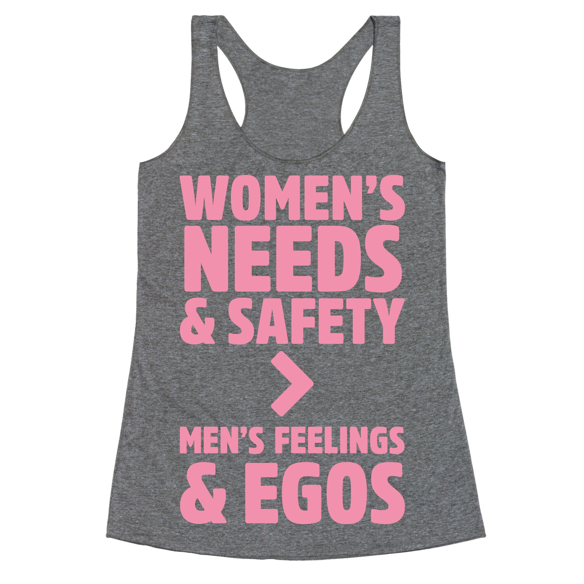 Women's Needs and Safety Racerback Tank