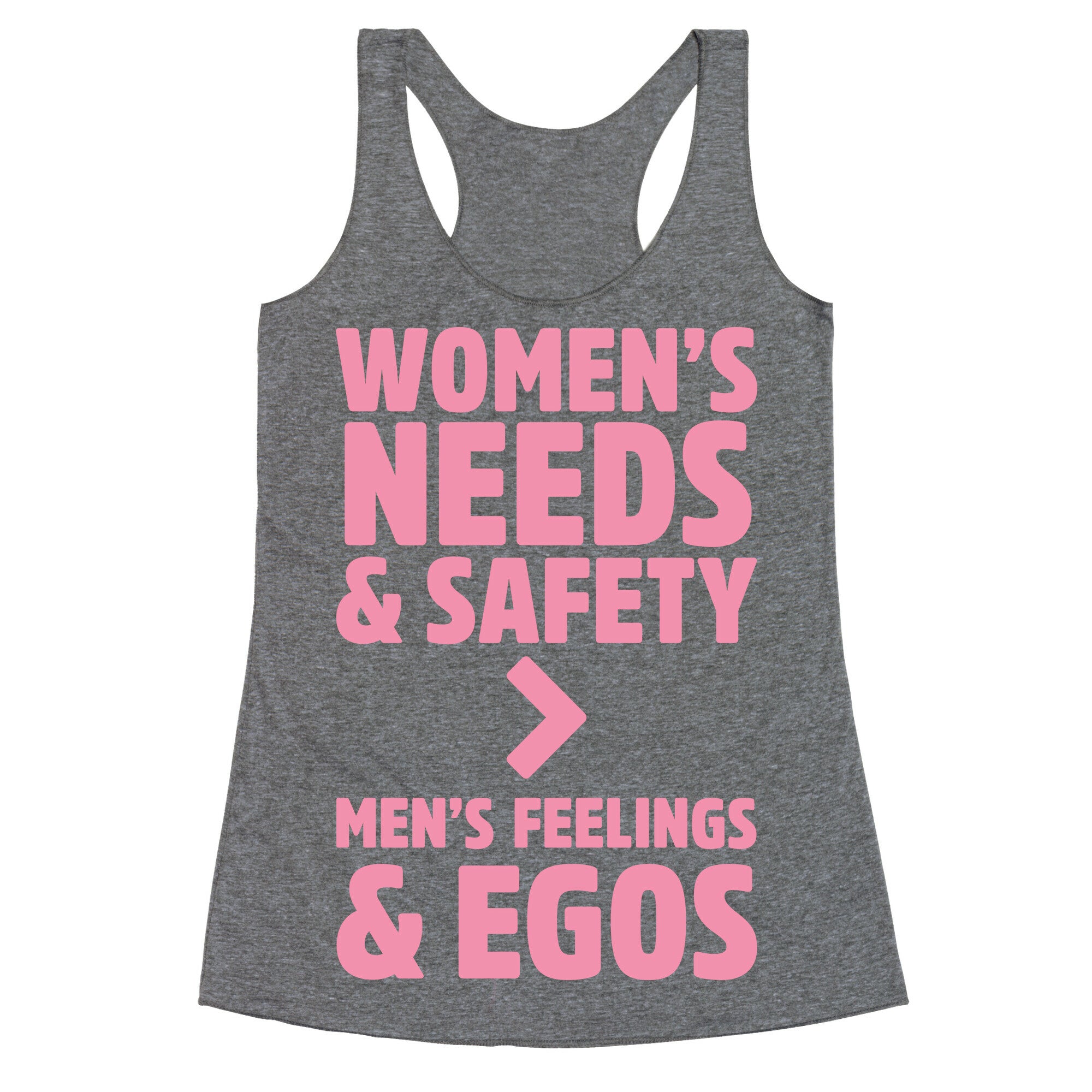 Women's Needs and Safety Racerback Tank