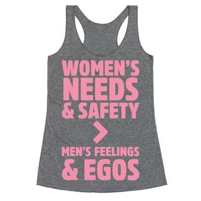 Women's Needs and Safety Racerback Tank