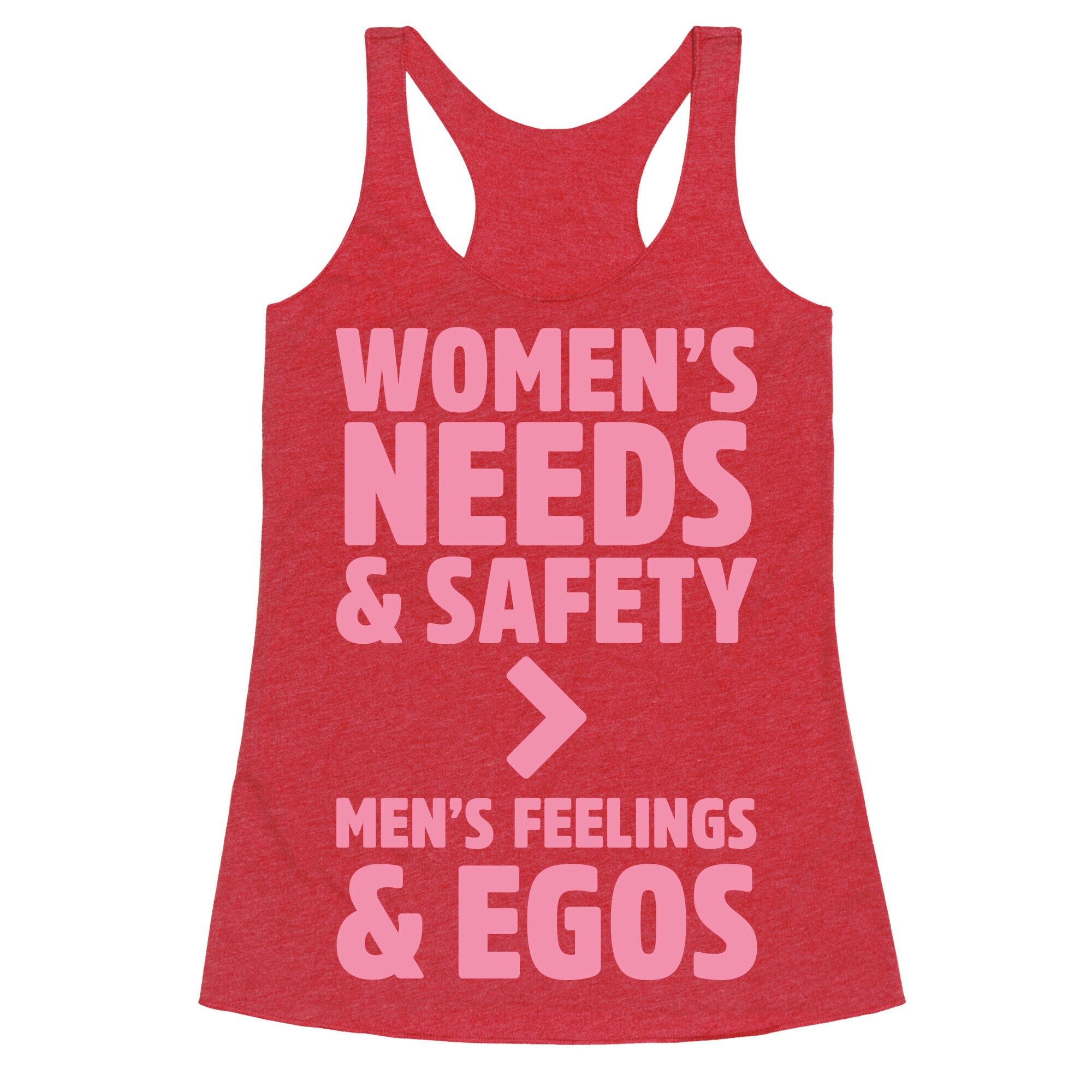 Women's Needs and Safety Racerback Tank