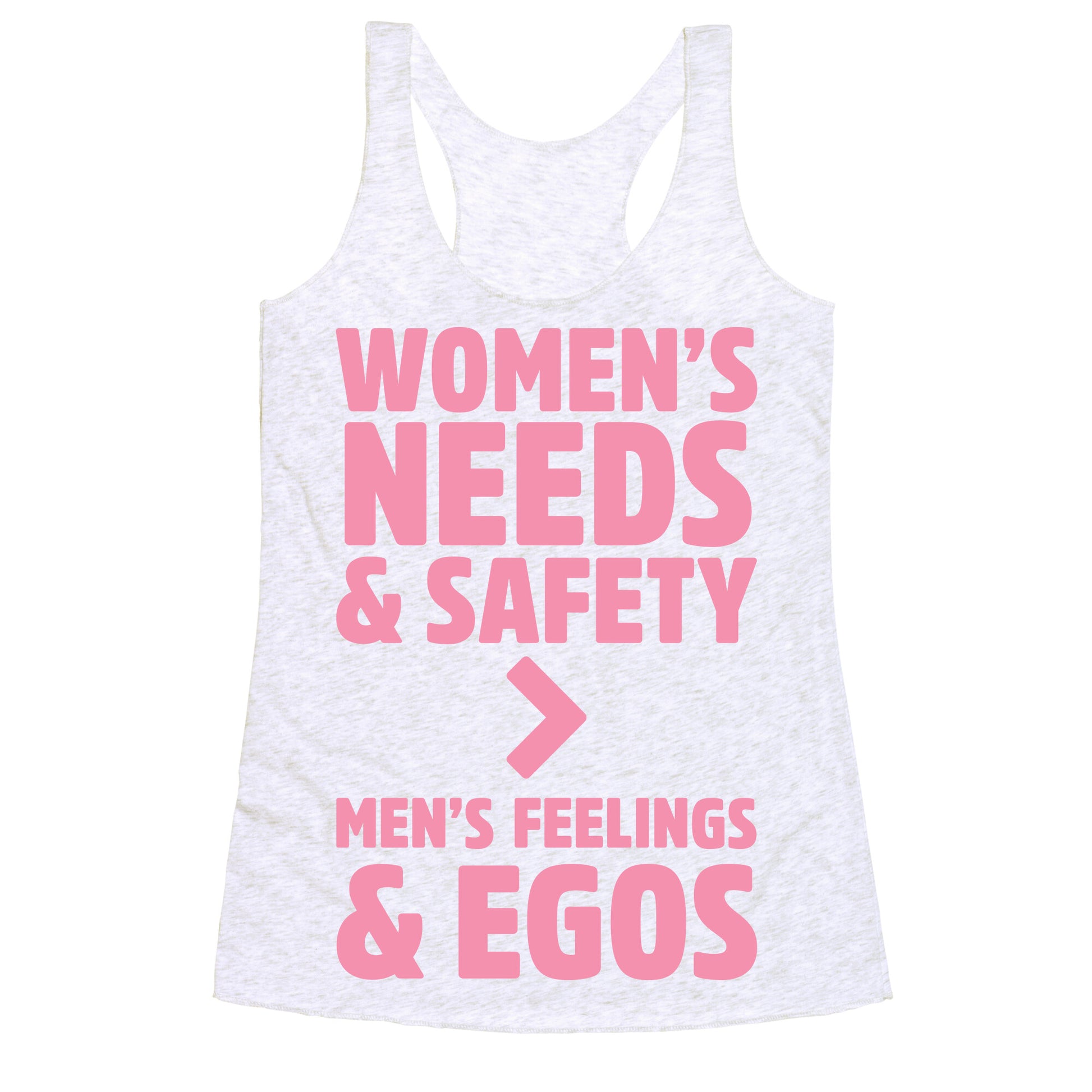 Women's Needs and Safety Racerback Tank