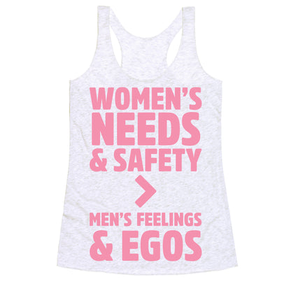 Women's Needs and Safety Racerback Tank