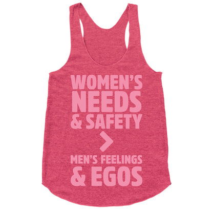Women's Needs and Safety Racerback Tank