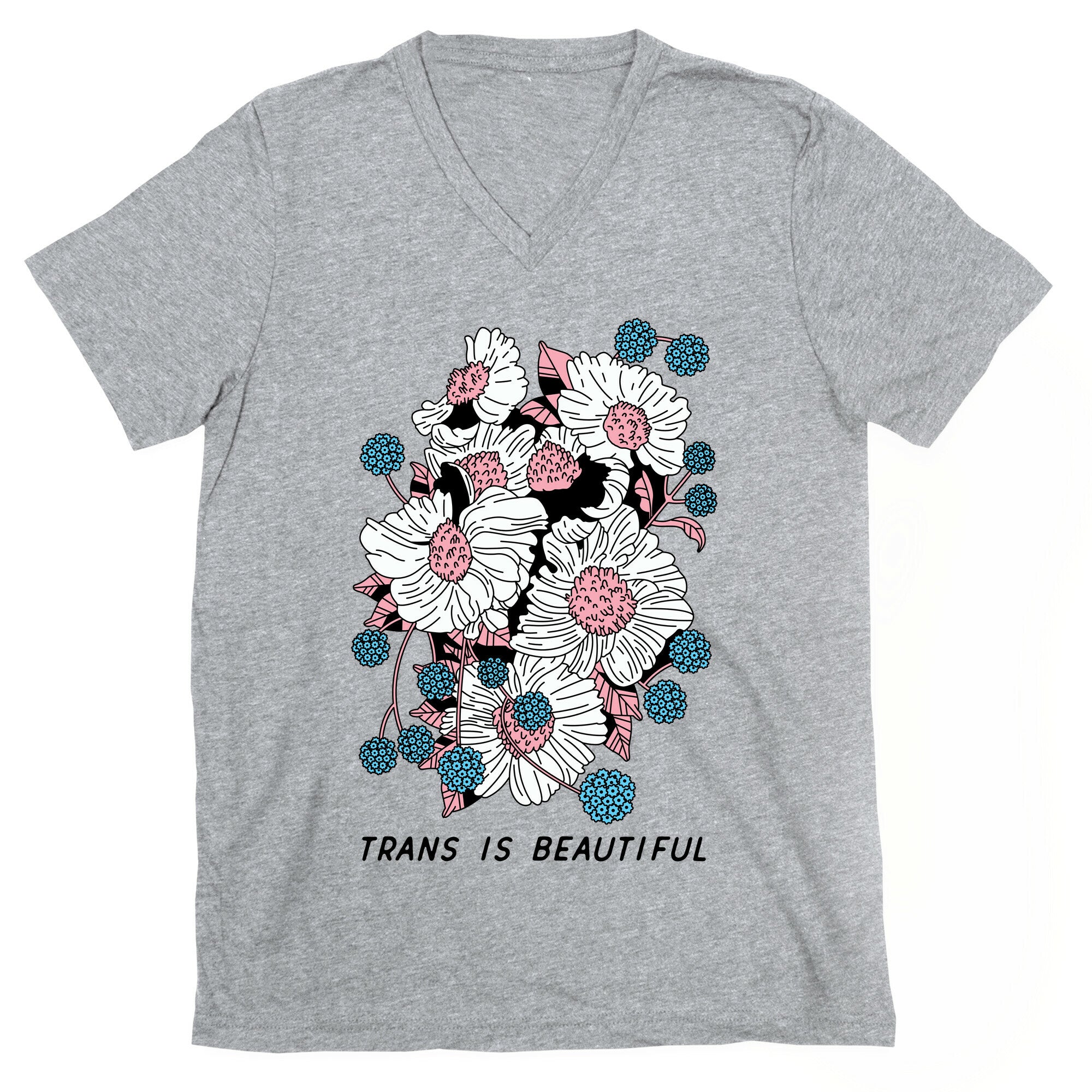 Trans is beautiful V-Neck