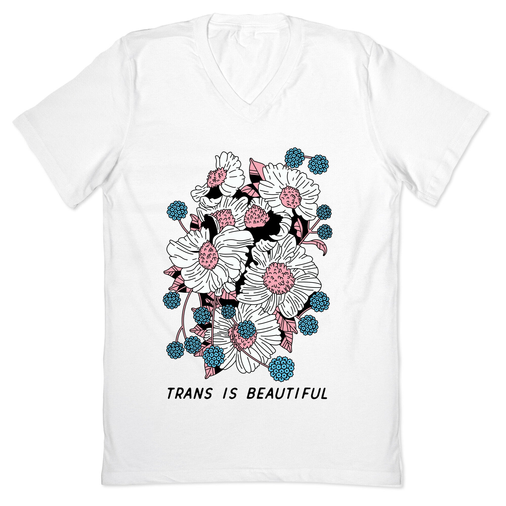 Trans is beautiful V-Neck