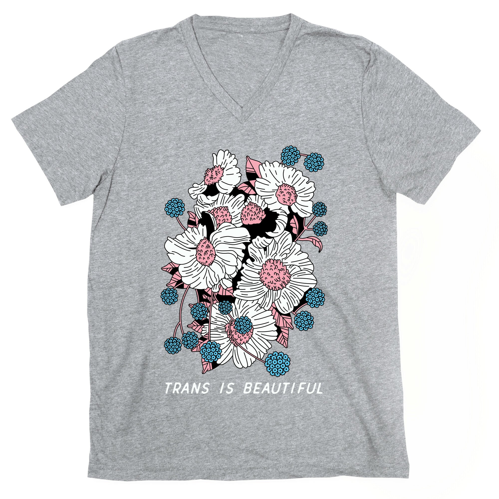 Trans is beautiful V-Neck