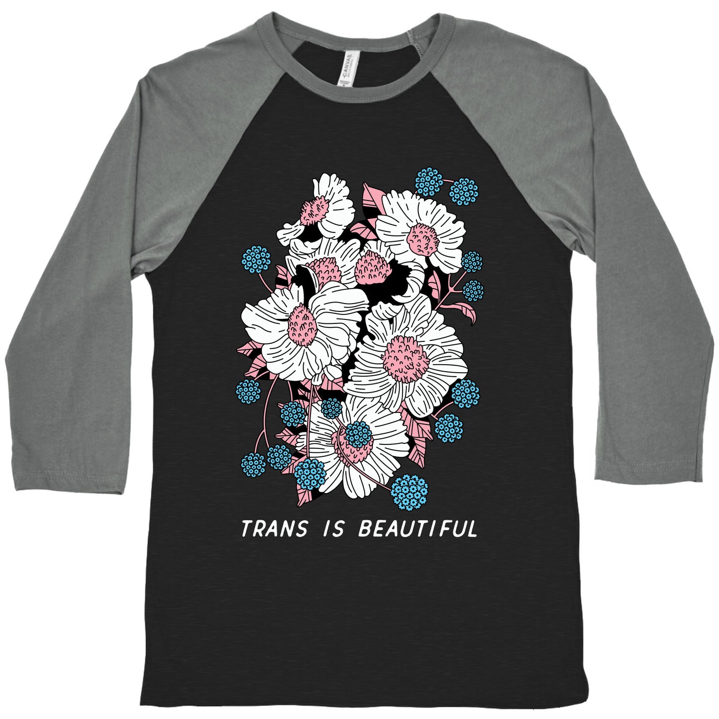 Trans is beautiful Baseball Tee