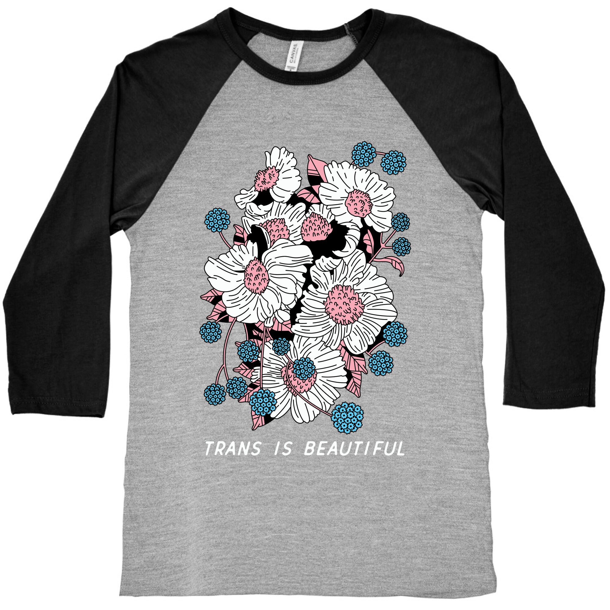 Trans is beautiful Baseball Tee