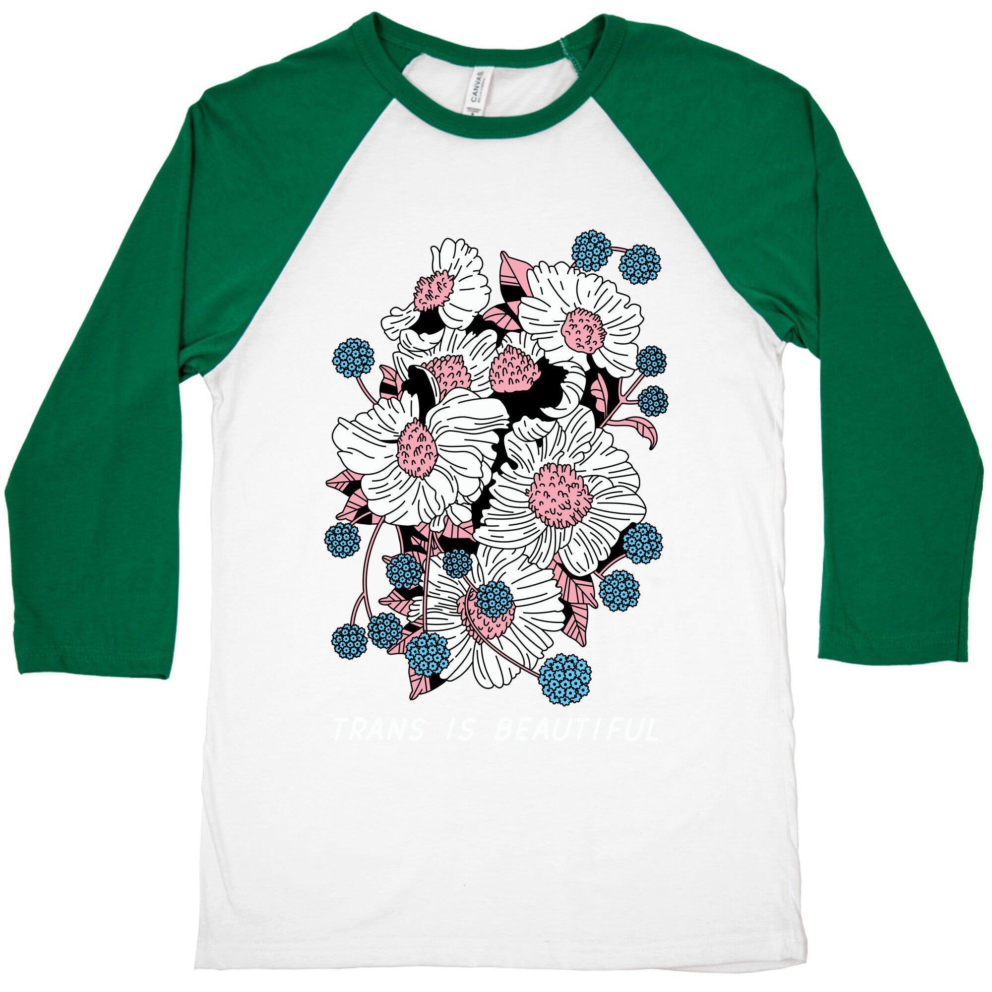 Trans is beautiful Baseball Tee