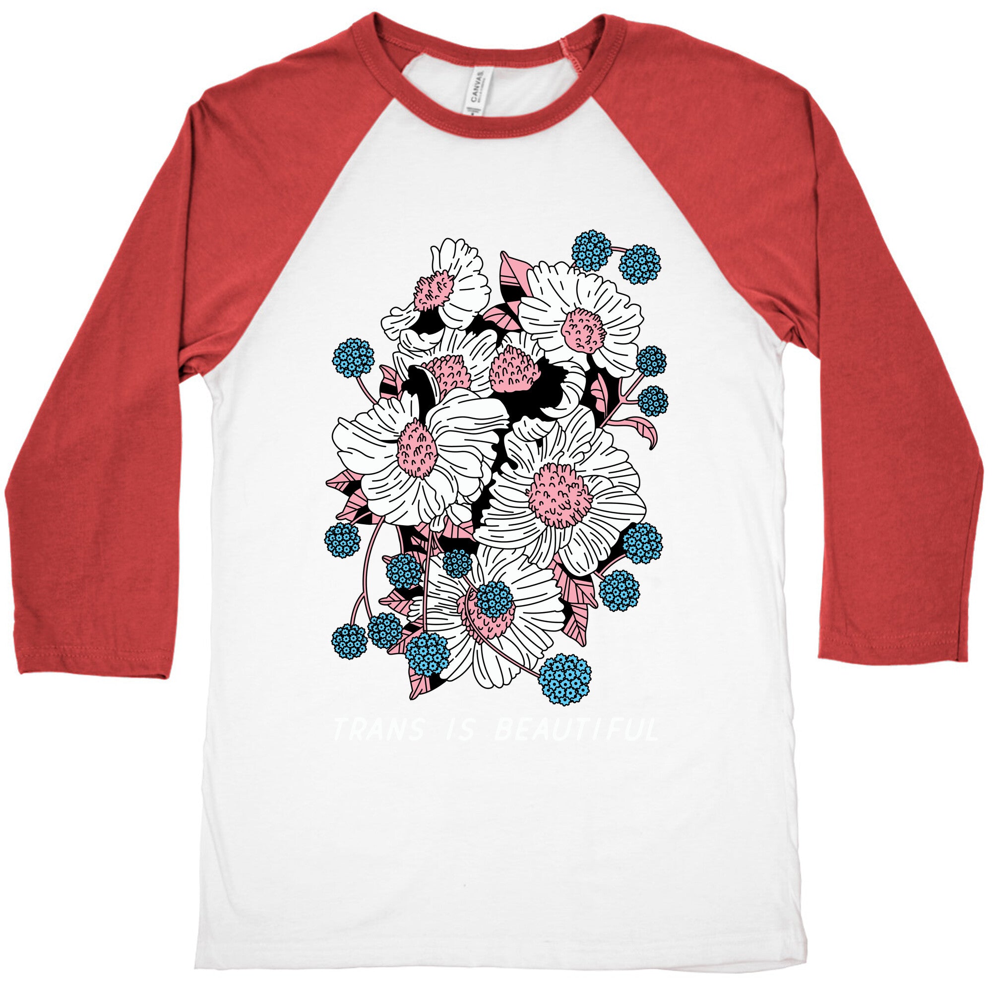 Trans is beautiful Baseball Tee