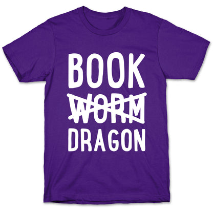 Book Dragon Not Book Worm T-Shirt