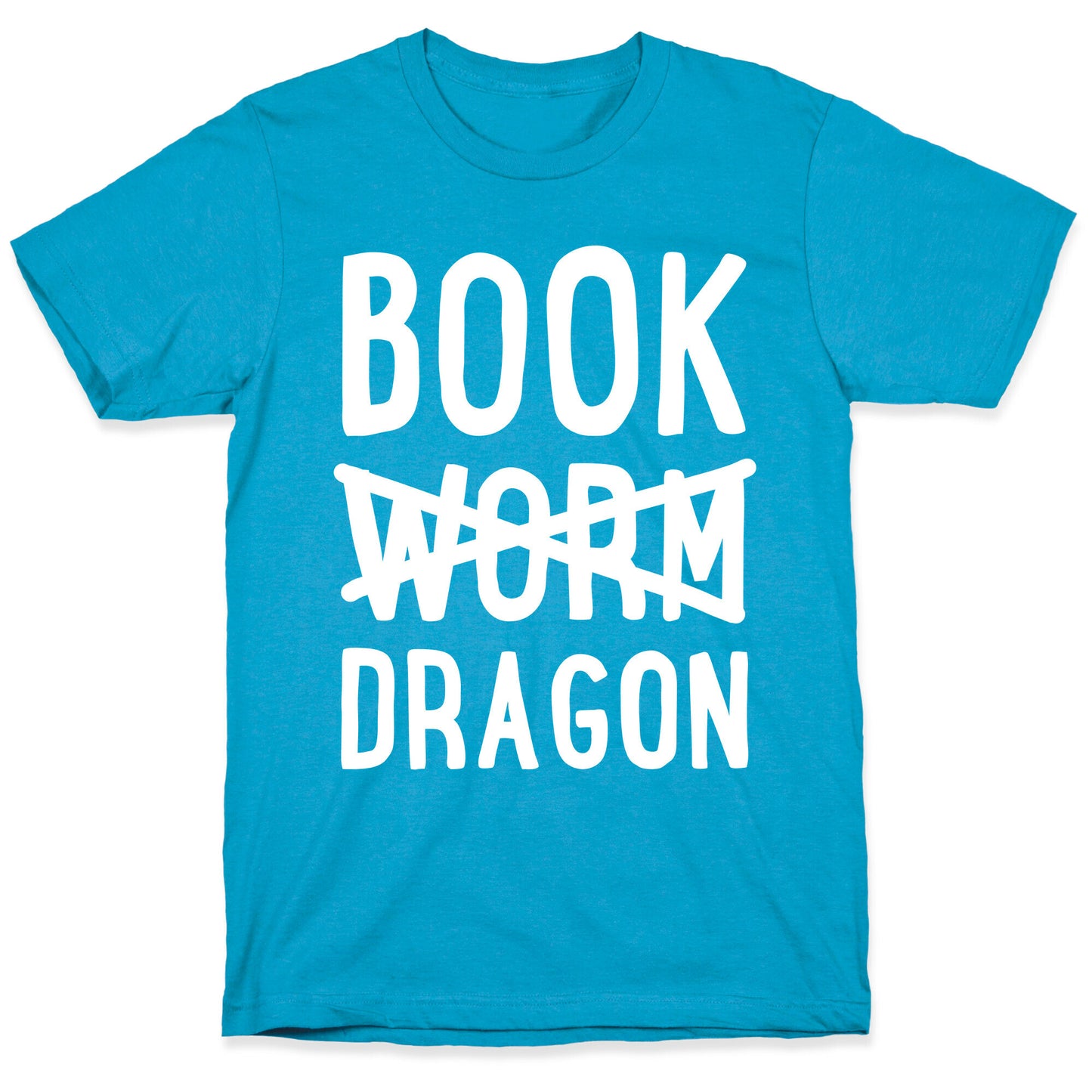 Book Dragon Not Book Worm Unisex Triblend Tee
