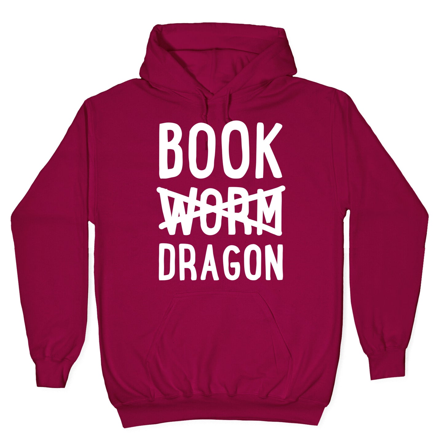 Book Dragon Not Book Worm Hoodie