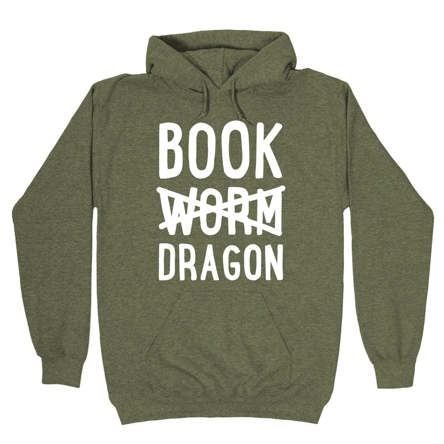 Book Dragon Not Book Worm Hoodie