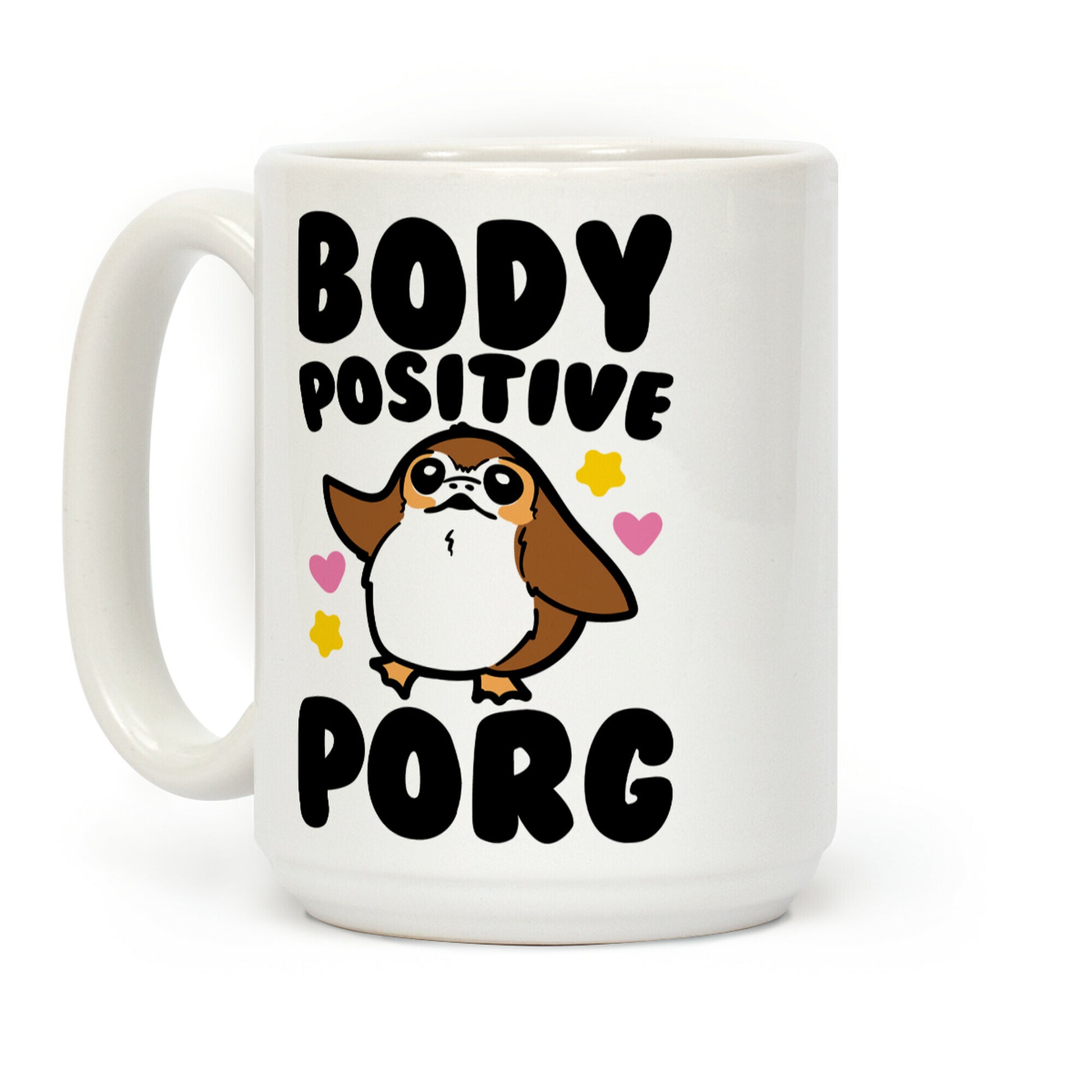 Body Positive Porg Parody Coffee Mug