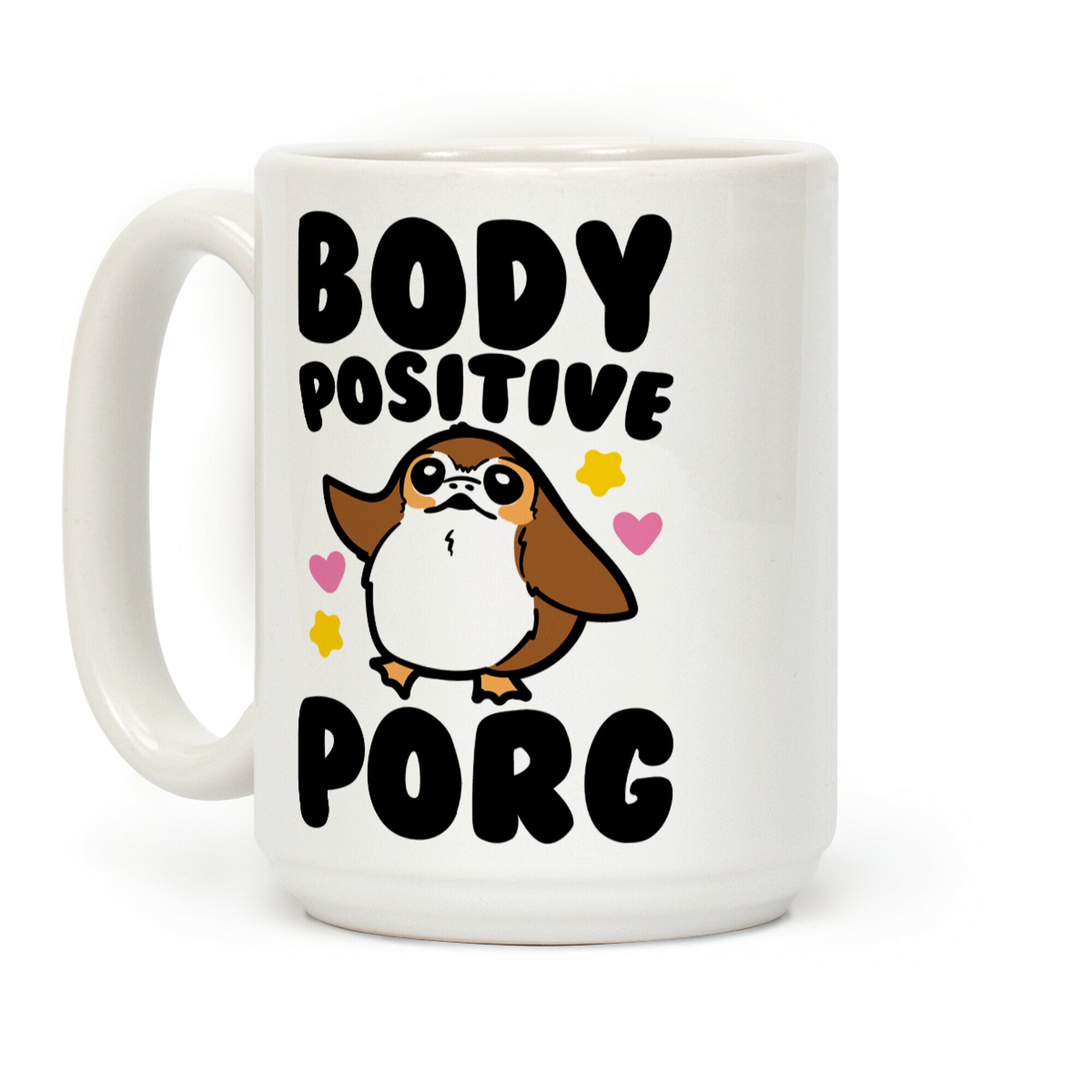 Body Positive Porg Parody Coffee Mug