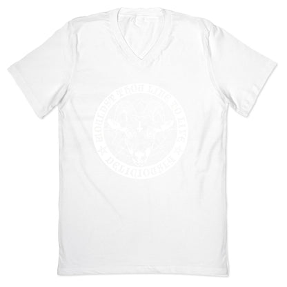 Black Philip: Wouldst Thou Like To Live Deliciously V-Neck