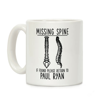 Missing Spine Coffee Mug