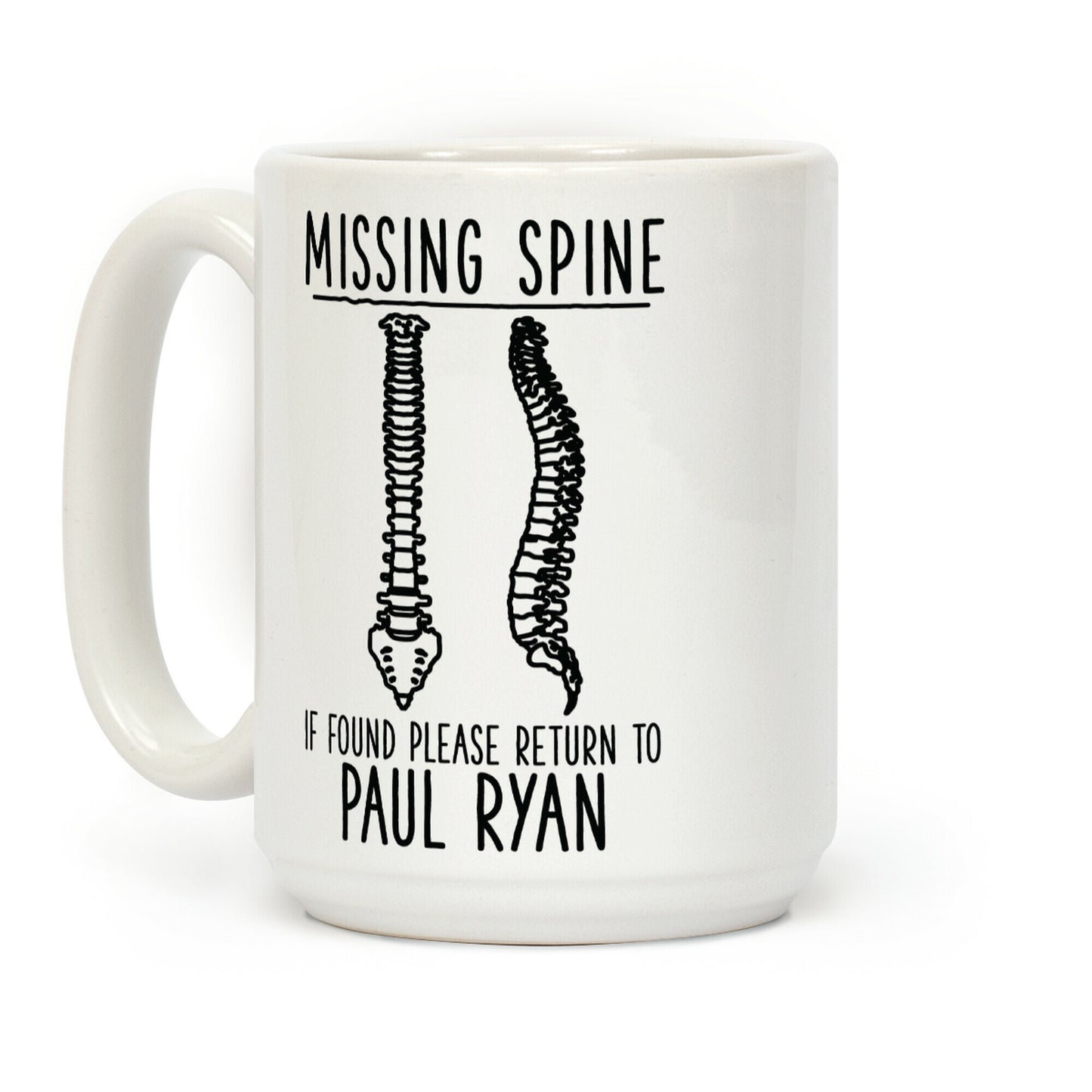 Missing Spine Coffee Mug