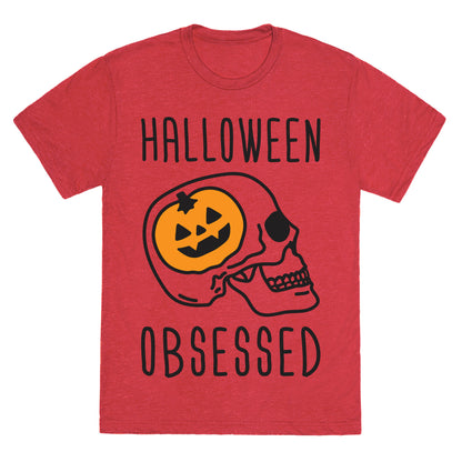 Halloween Obsessed Unisex Triblend Tee