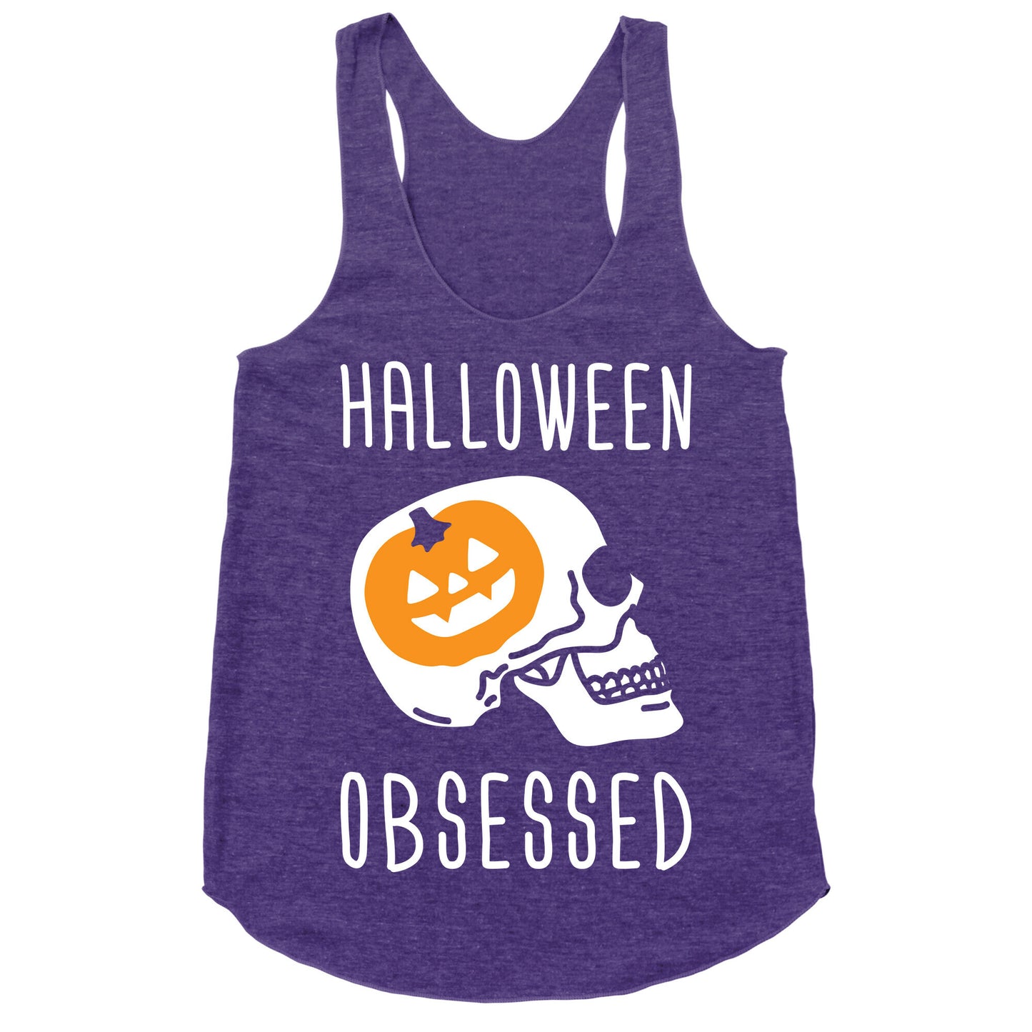Halloween Obsessed Racerback Tank