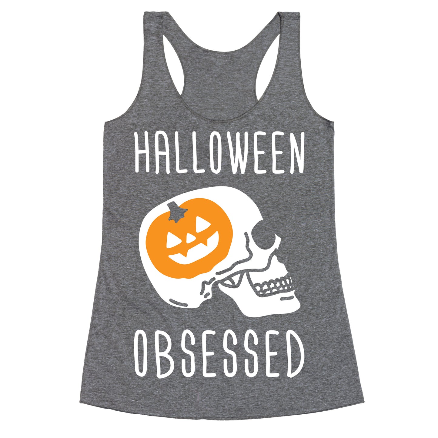 Halloween Obsessed Racerback Tank
