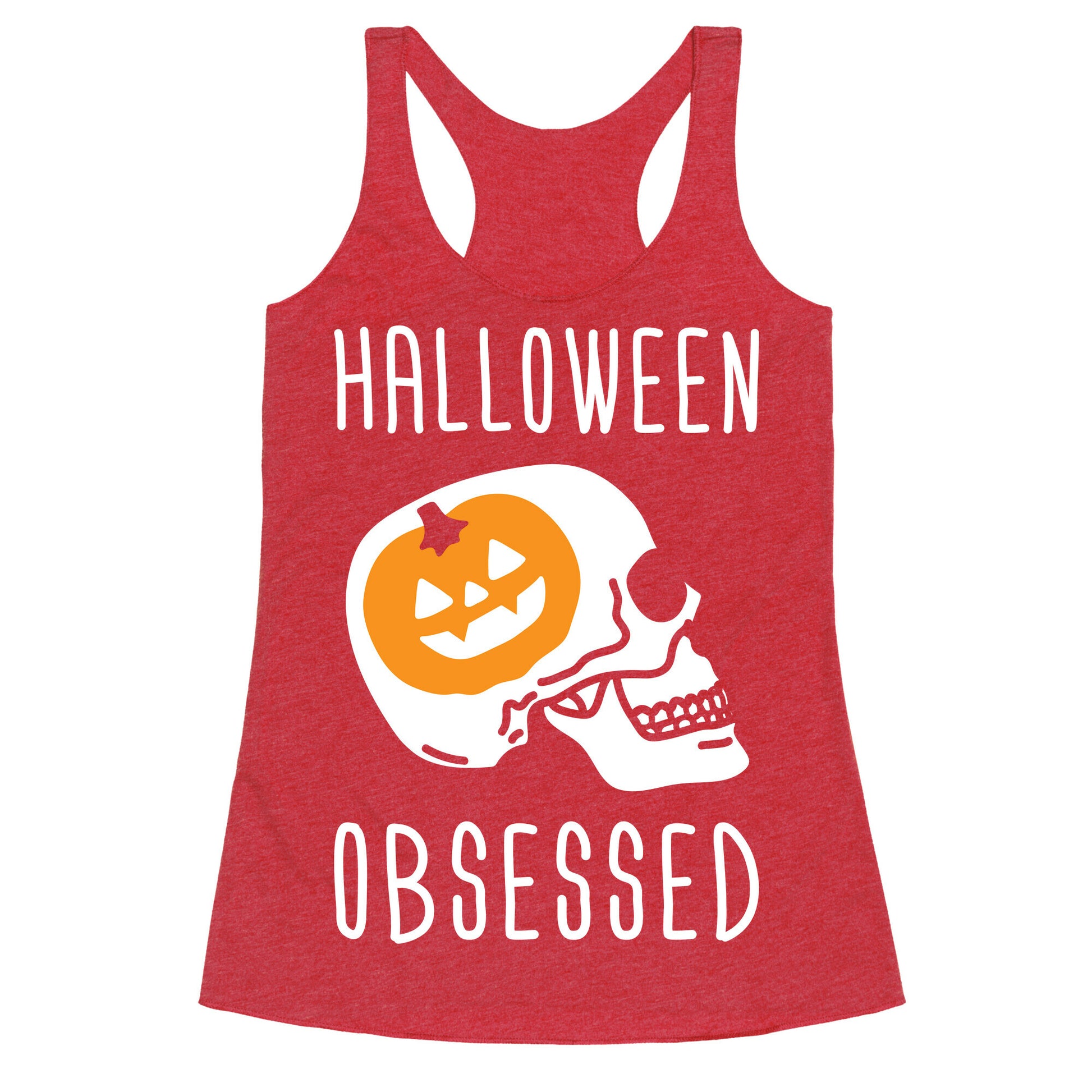 Halloween Obsessed Racerback Tank