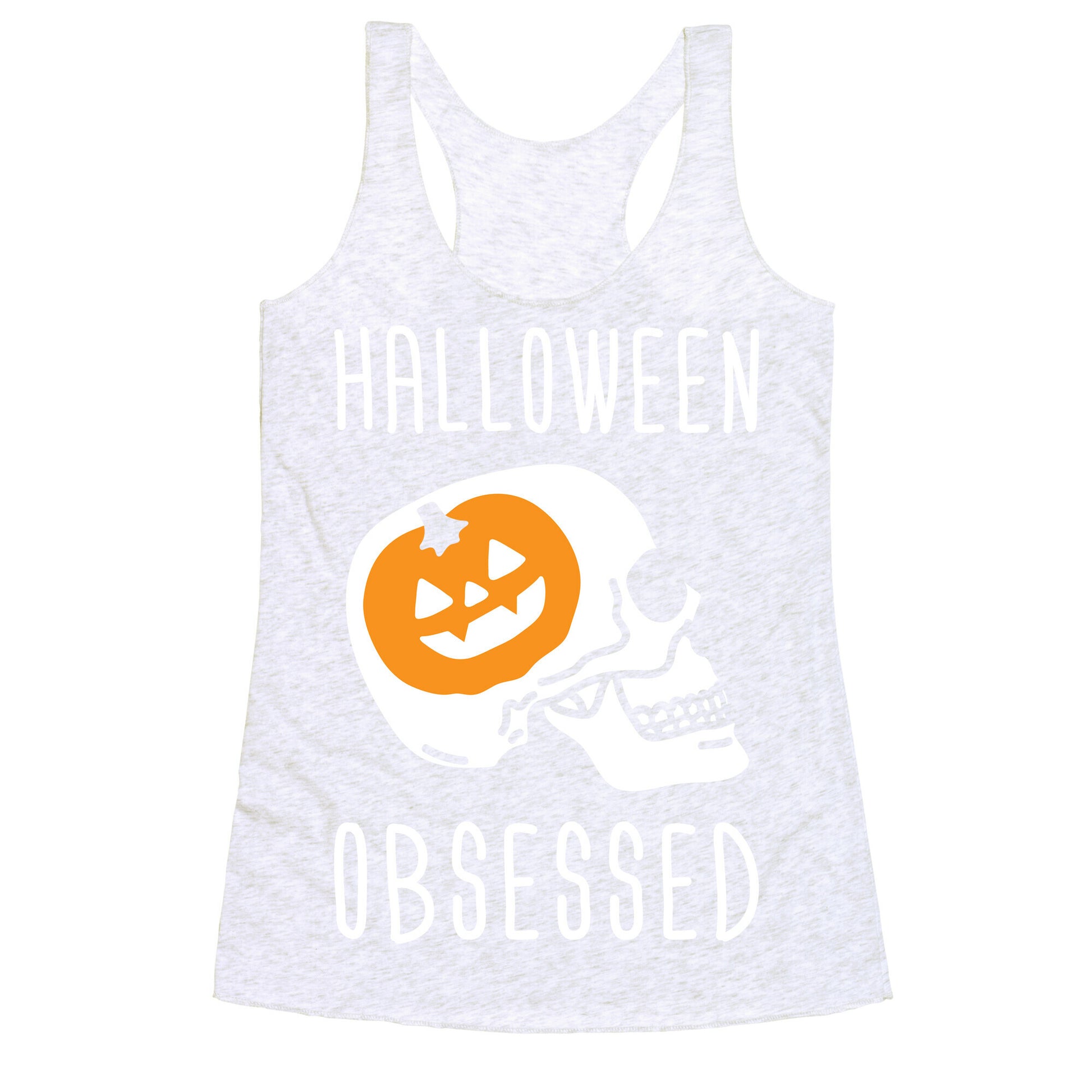 Halloween Obsessed Racerback Tank