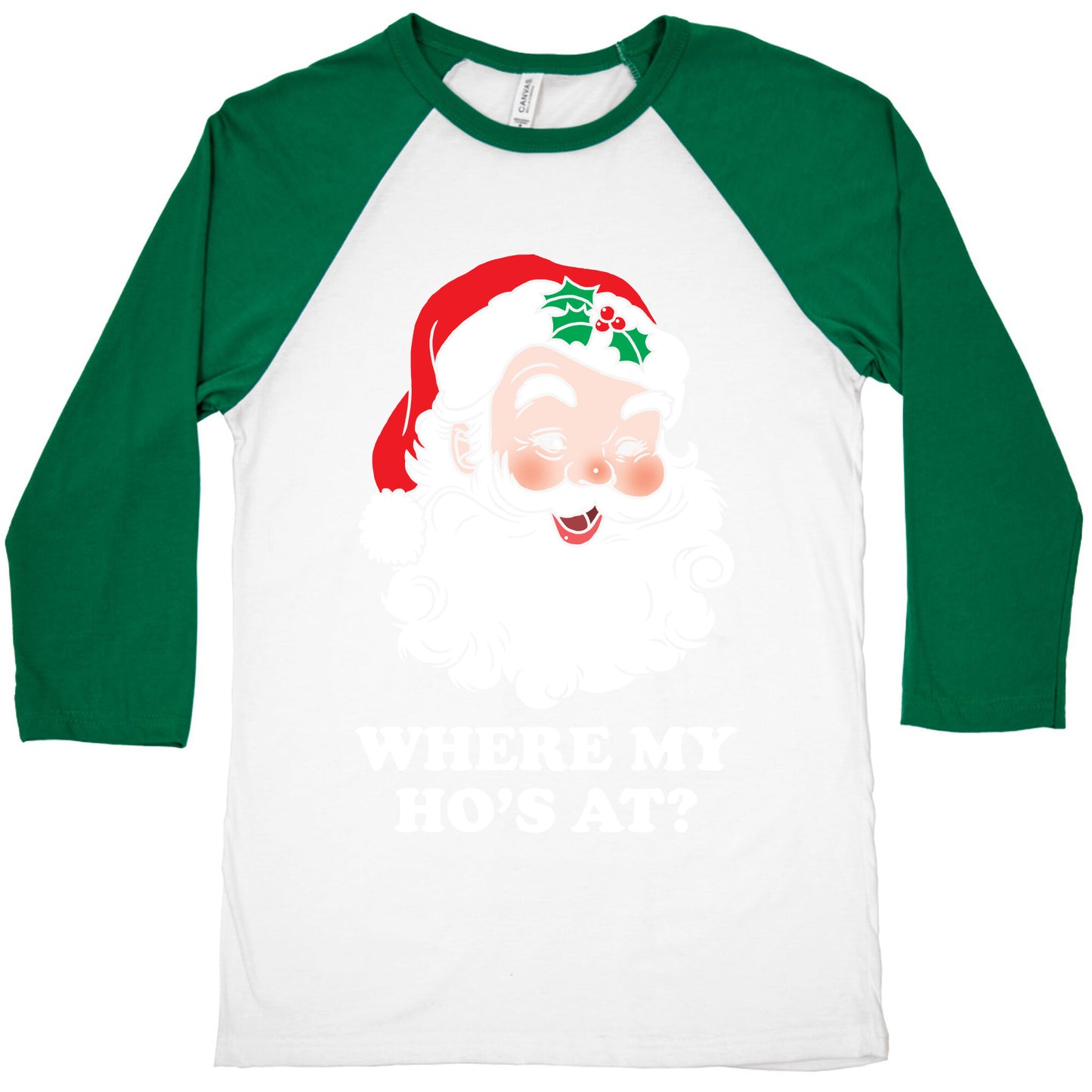 Where My Ho's At? Baseball Tee
