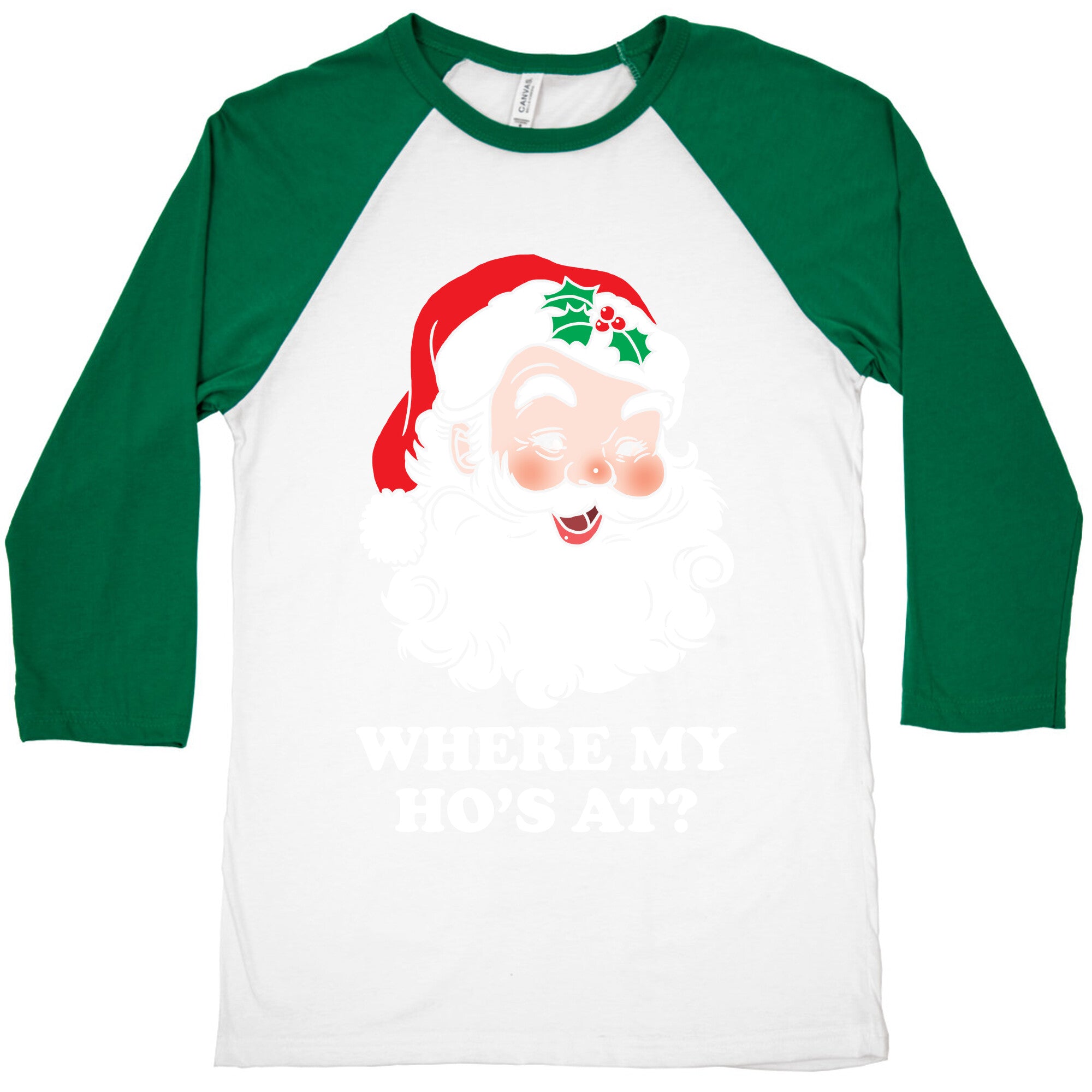 Where My Ho's At? Baseball Tee