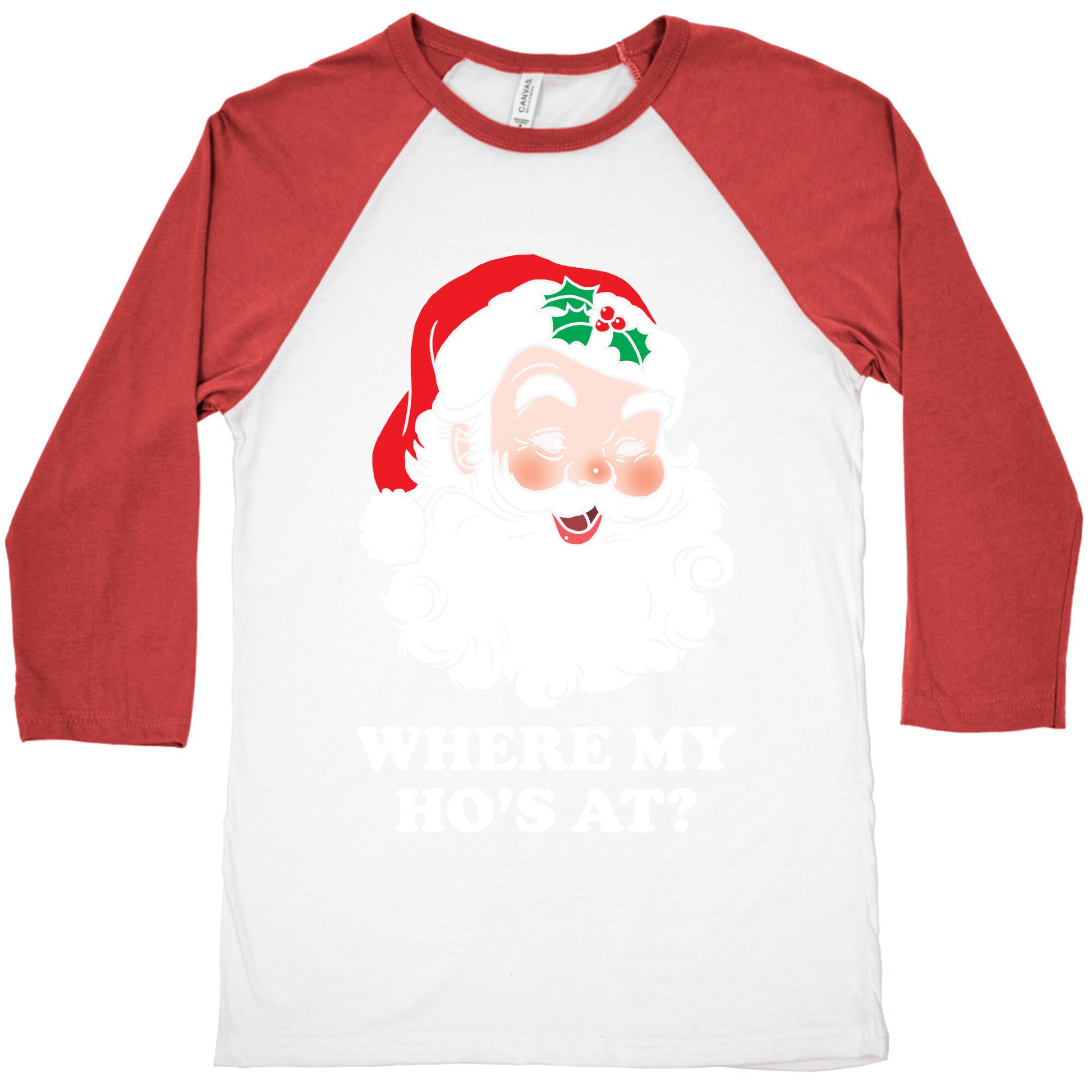 Where My Ho's At? Baseball Tee