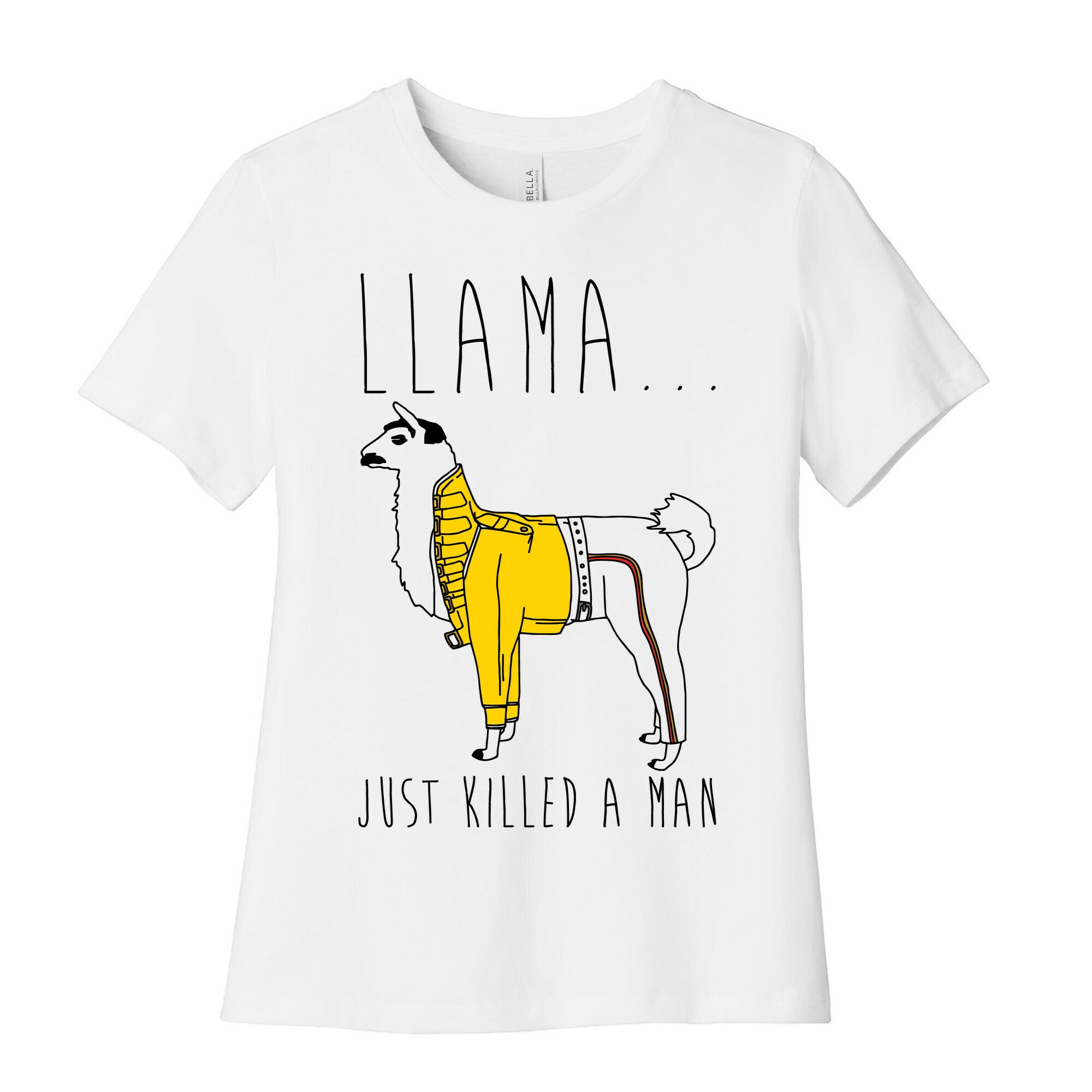 Llama Just Killed A Man Parody Women's Cotton Tee