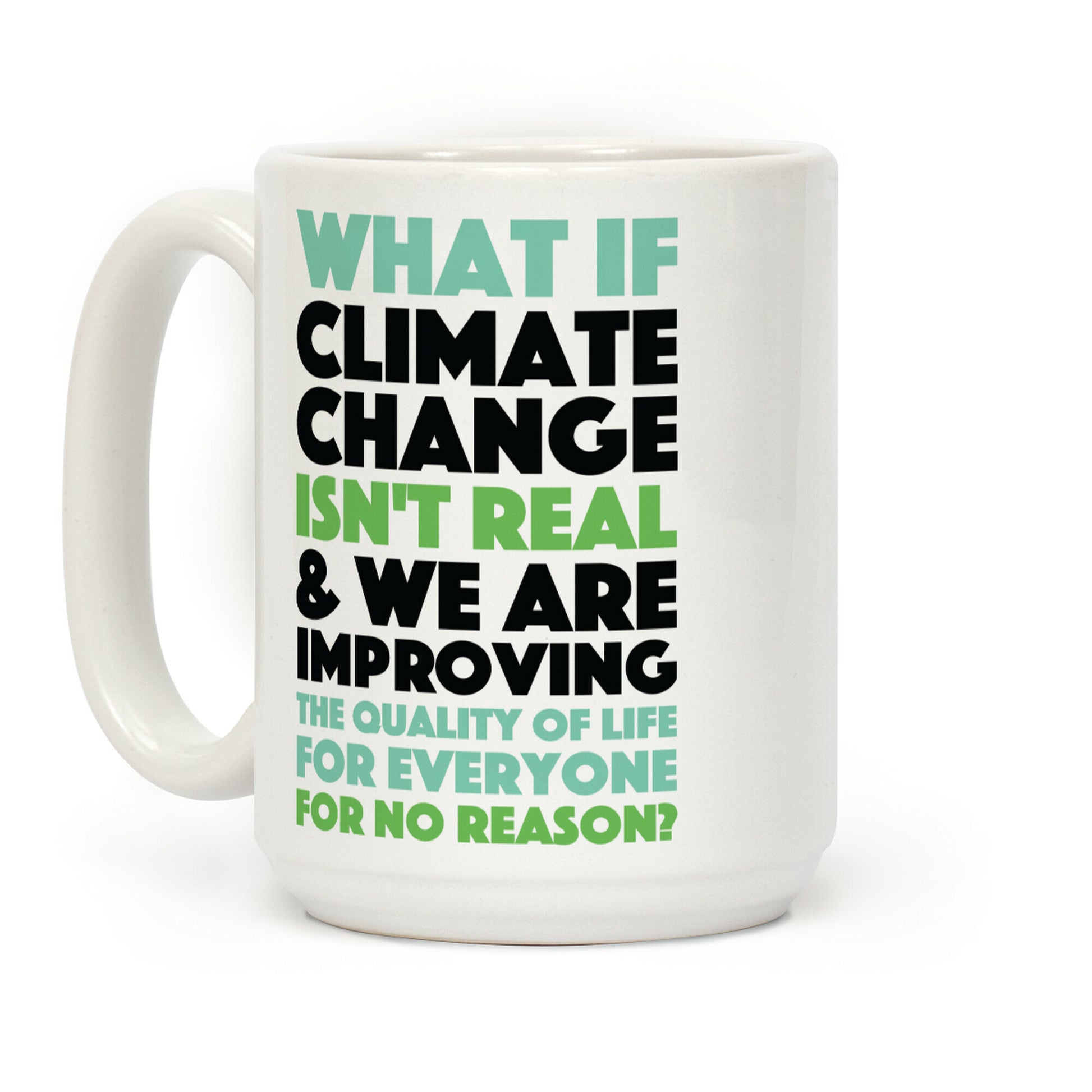 What If Climate Change Isn't Real Coffee Mug
