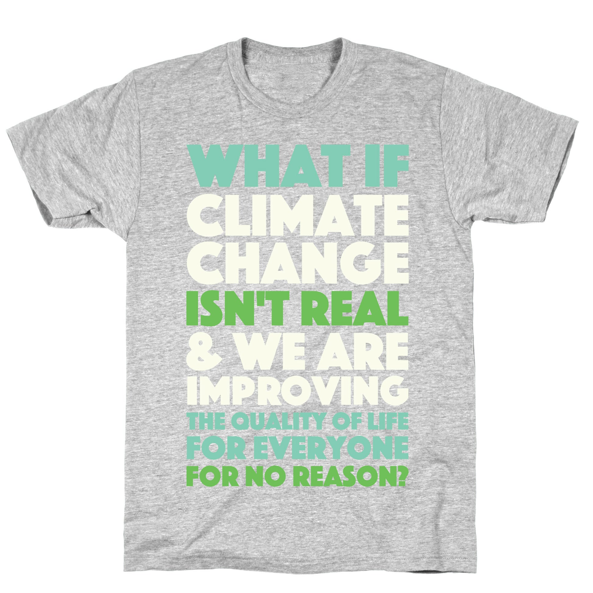 What If Climate Change Isn't Real T-Shirt