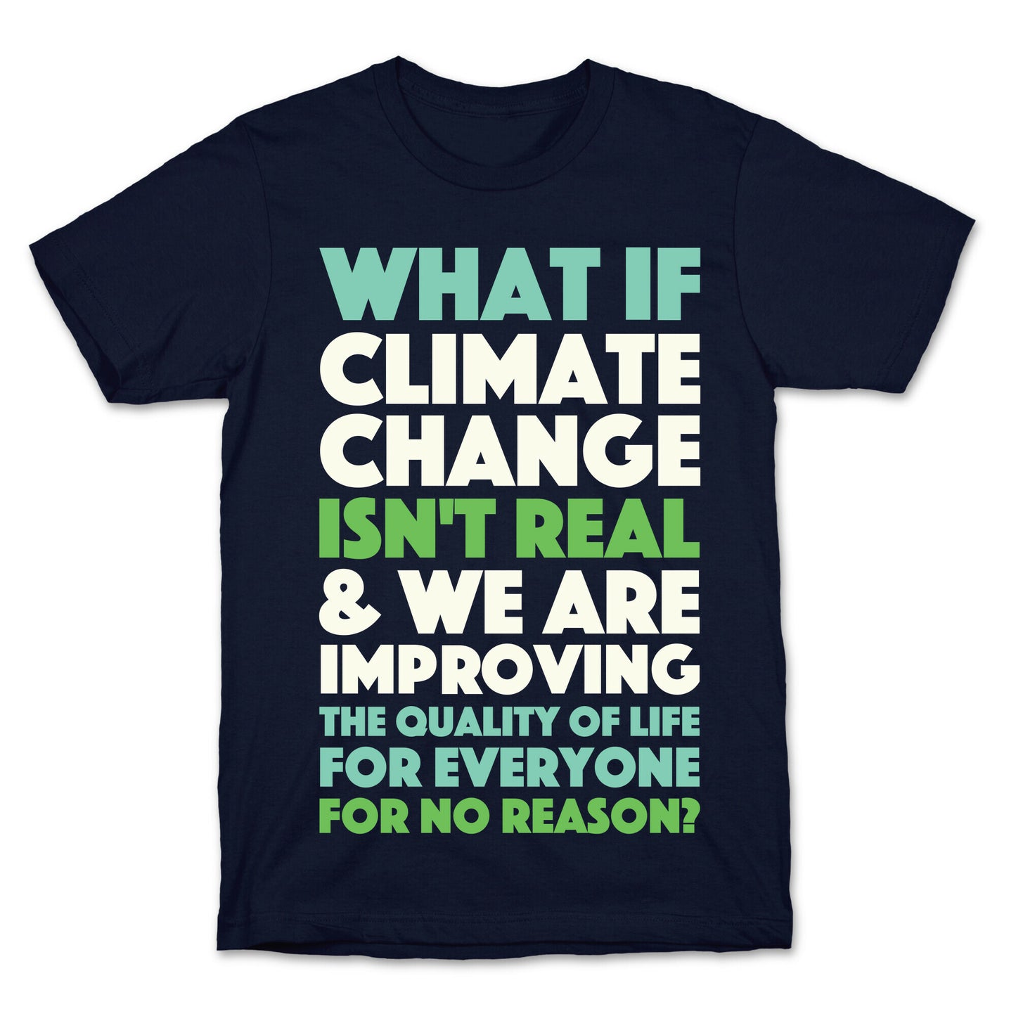 What If Climate Change Isn't Real T-Shirt