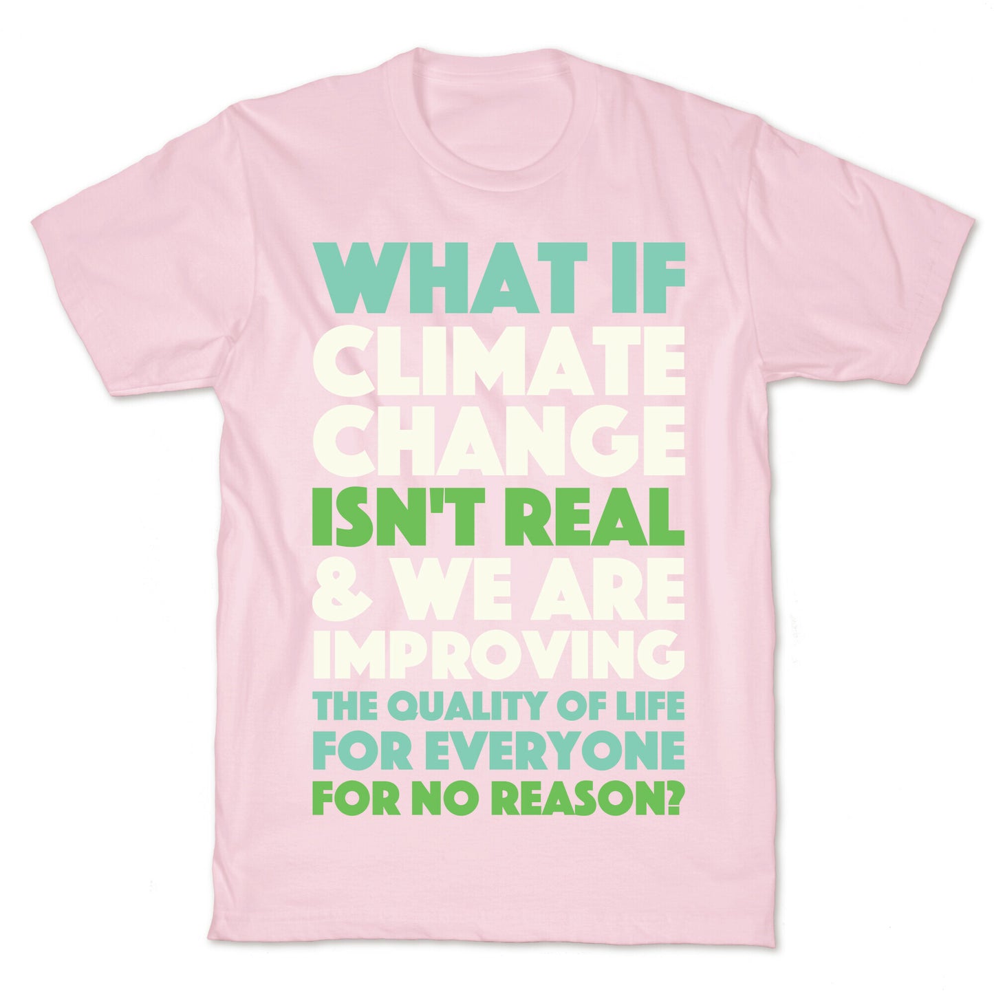 What If Climate Change Isn't Real T-Shirt