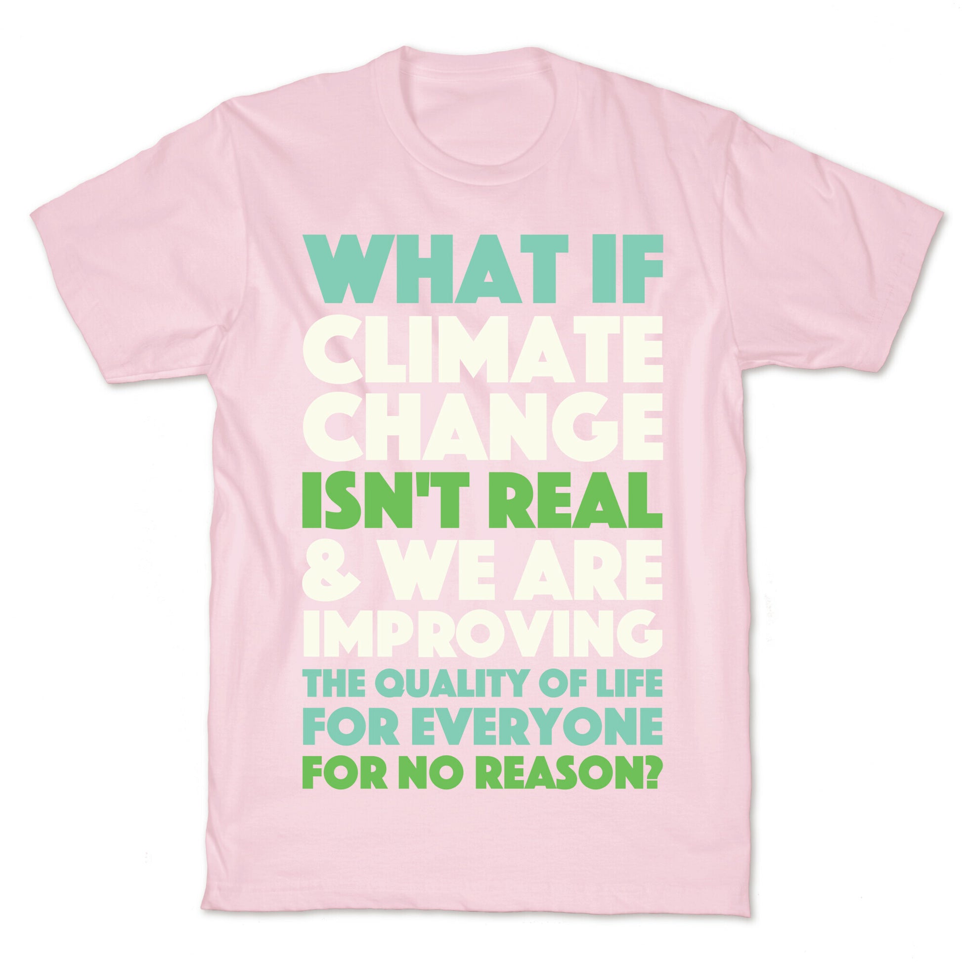 What If Climate Change Isn't Real T-Shirt
